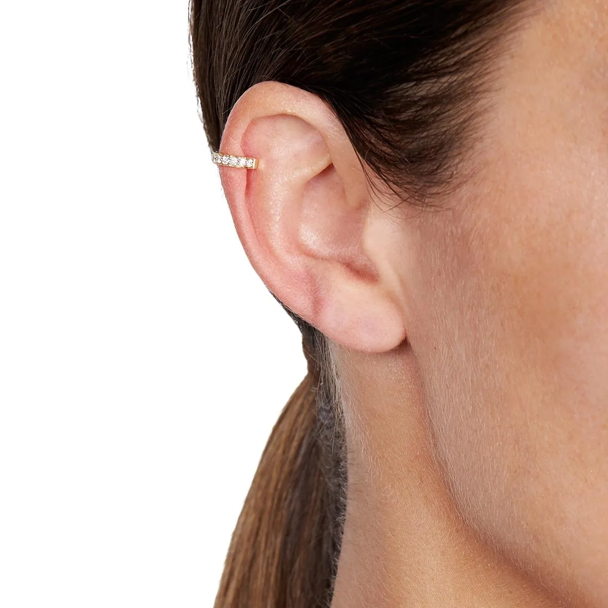 IRINA Diamond Ear Cuff Single