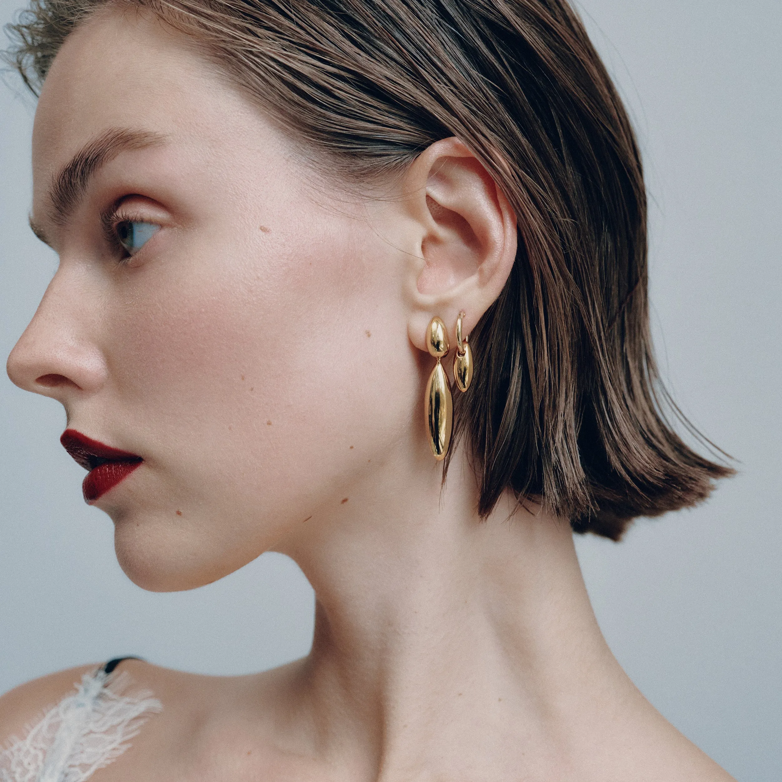 Isla 2-in-1 Hoops - Small - Gold