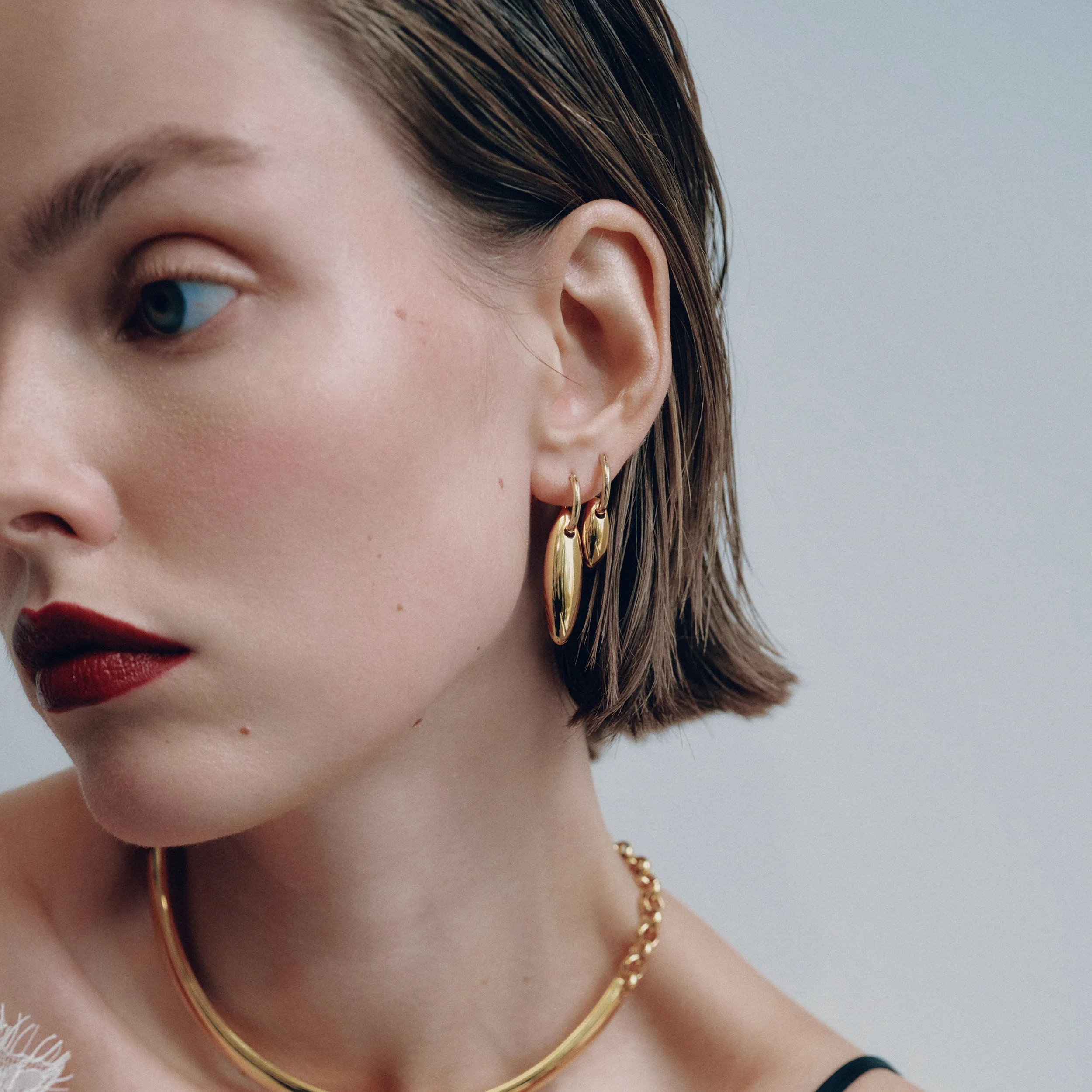 Isla 2-in-1 Hoops - Small - Gold