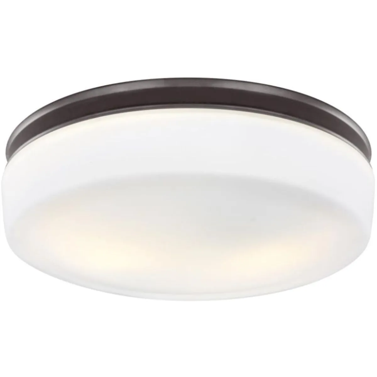 Issen 14 in. Flush Mount Light Bronze Finish