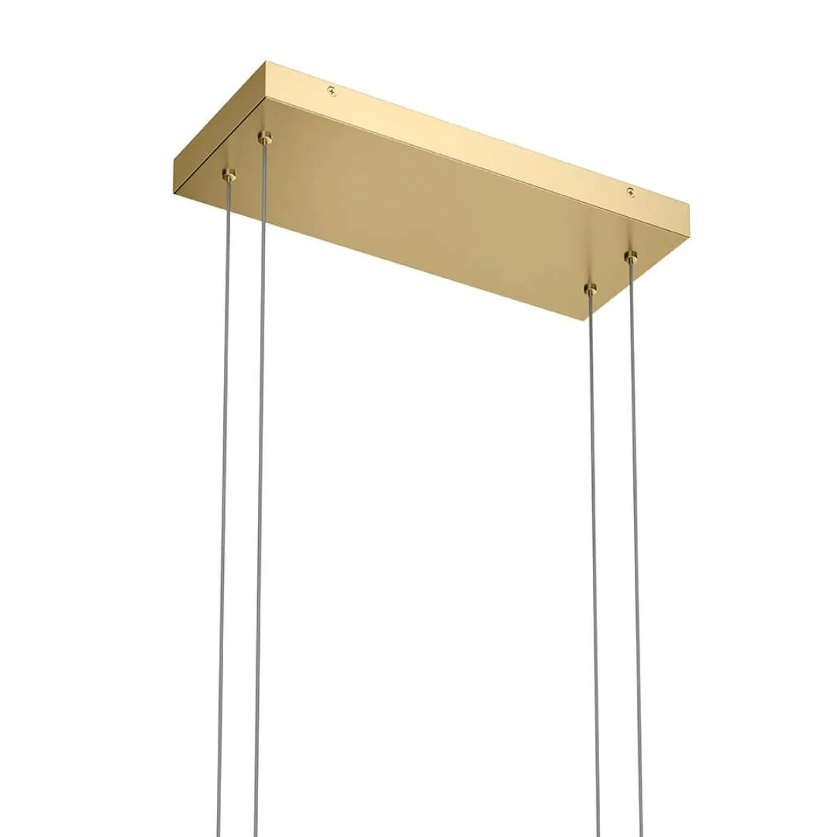 Jestin 38 in. 3 Lights LED Pendant Light Gold finish