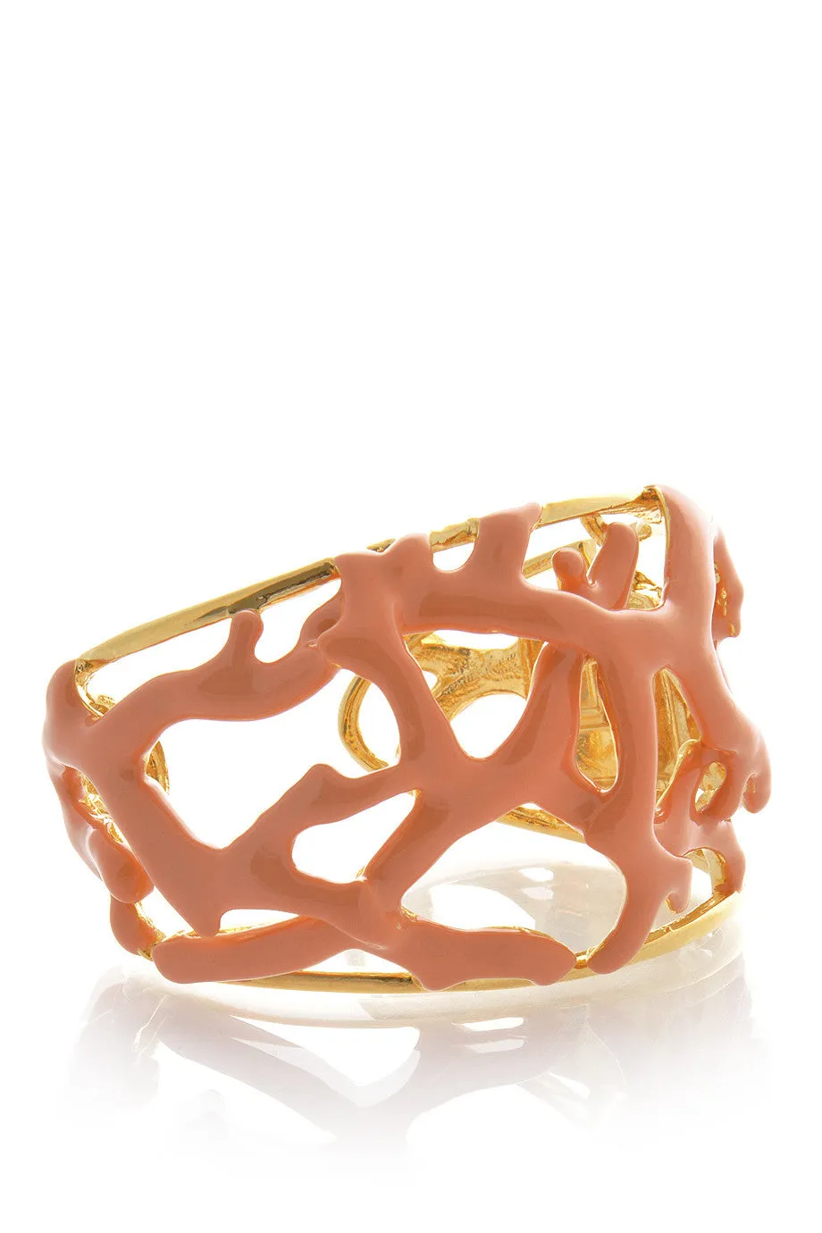 KENNETH JAY LANE REEF Light Coral Cuff