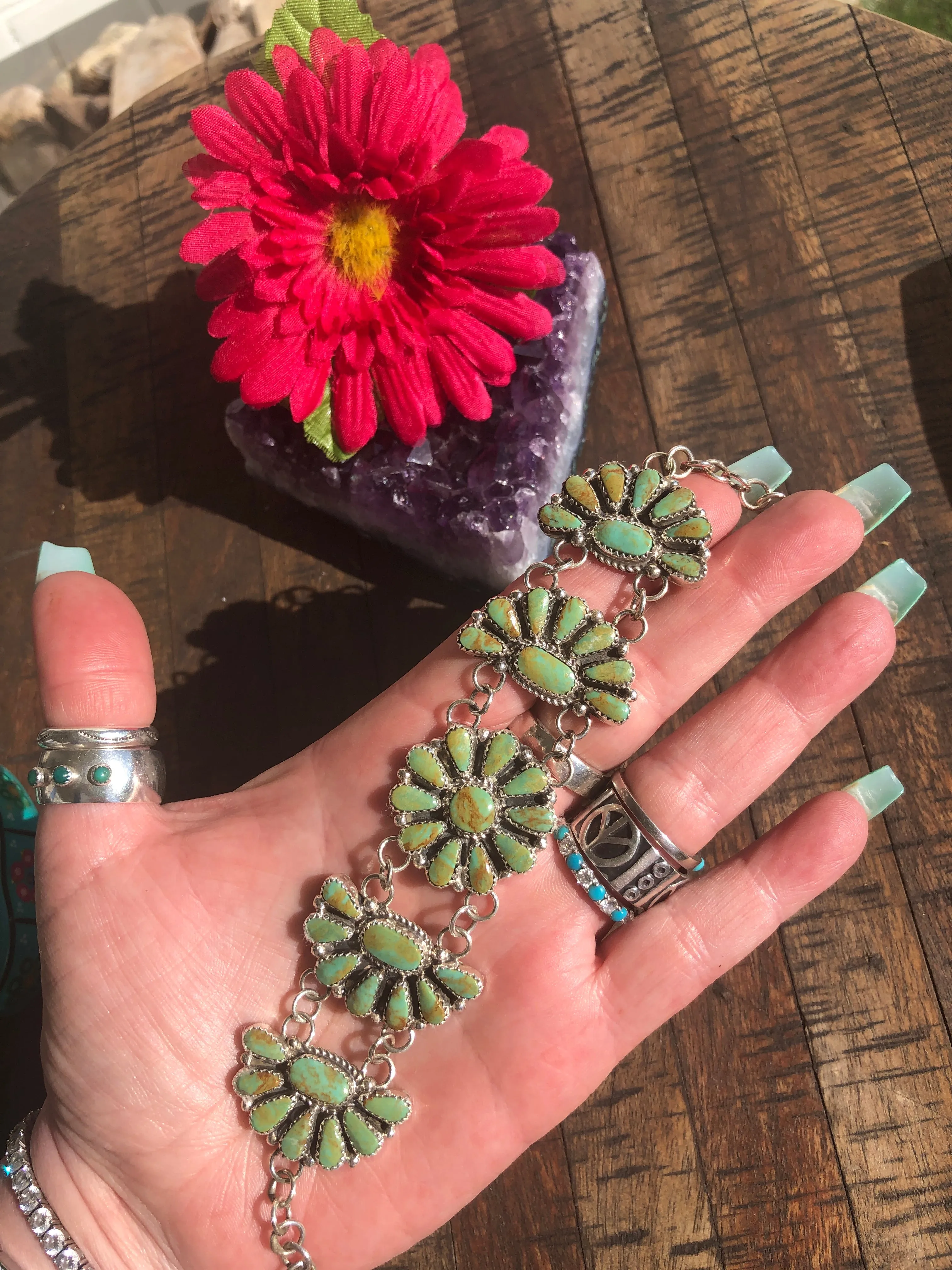 Kingman Cluster Bracelet #6