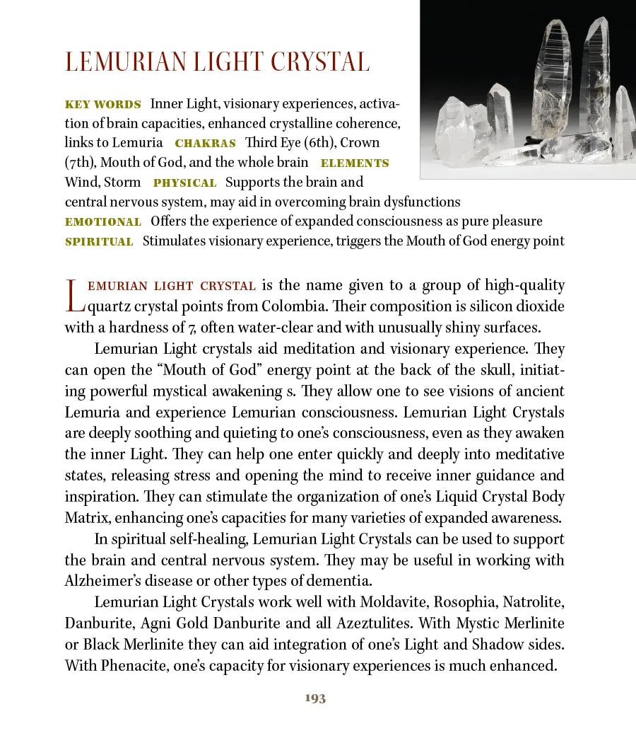 Lemurian Light Laser Quartz Crystal Pendant & Green Tourmaline