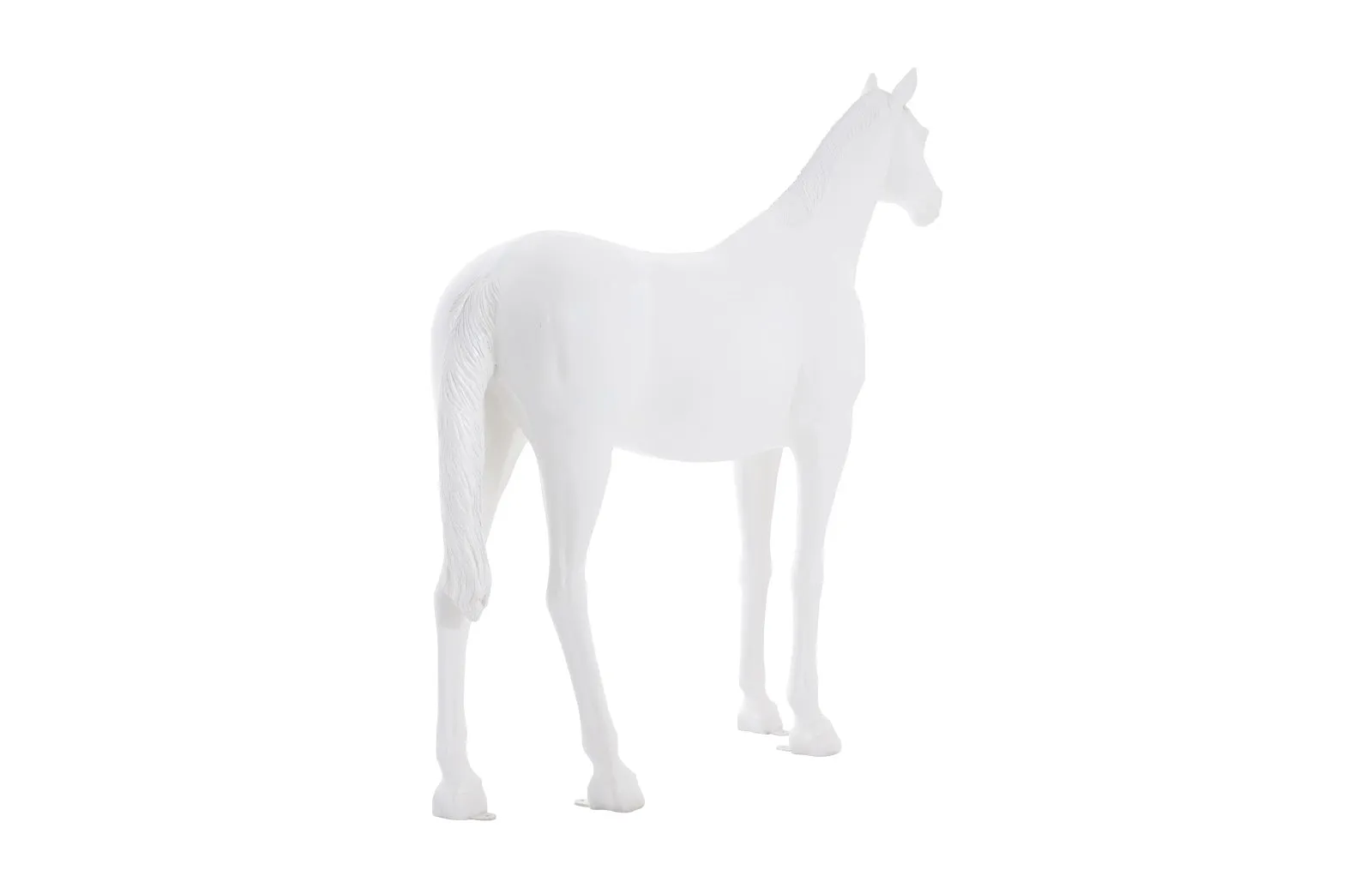 Life Size Horse White