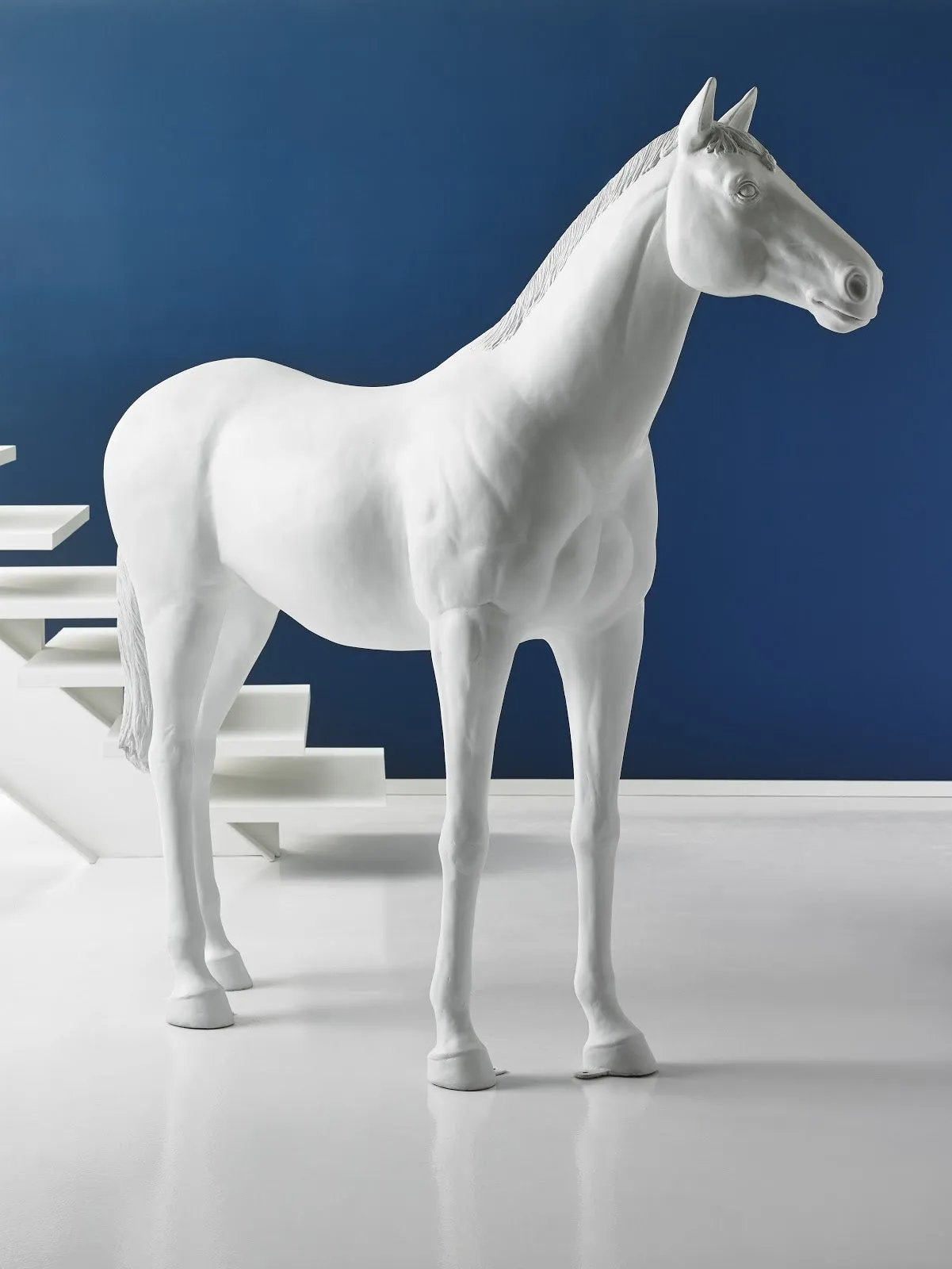 Life Size Horse White