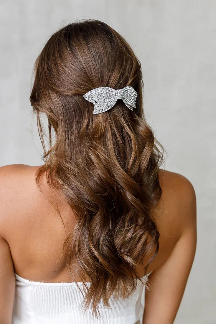 Limlim - Bow Crystal Barrette