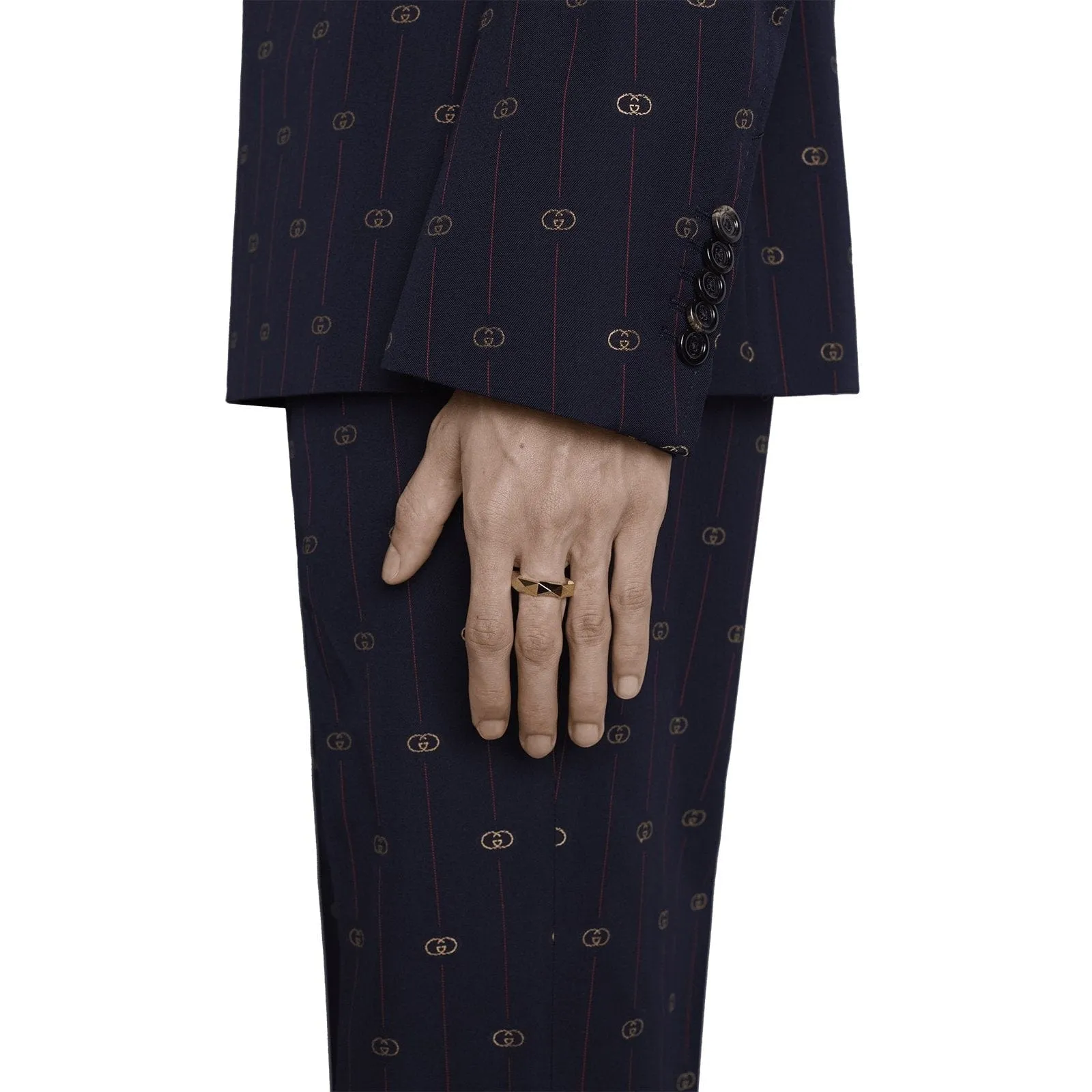 Link To Love Gucci Studded Ring