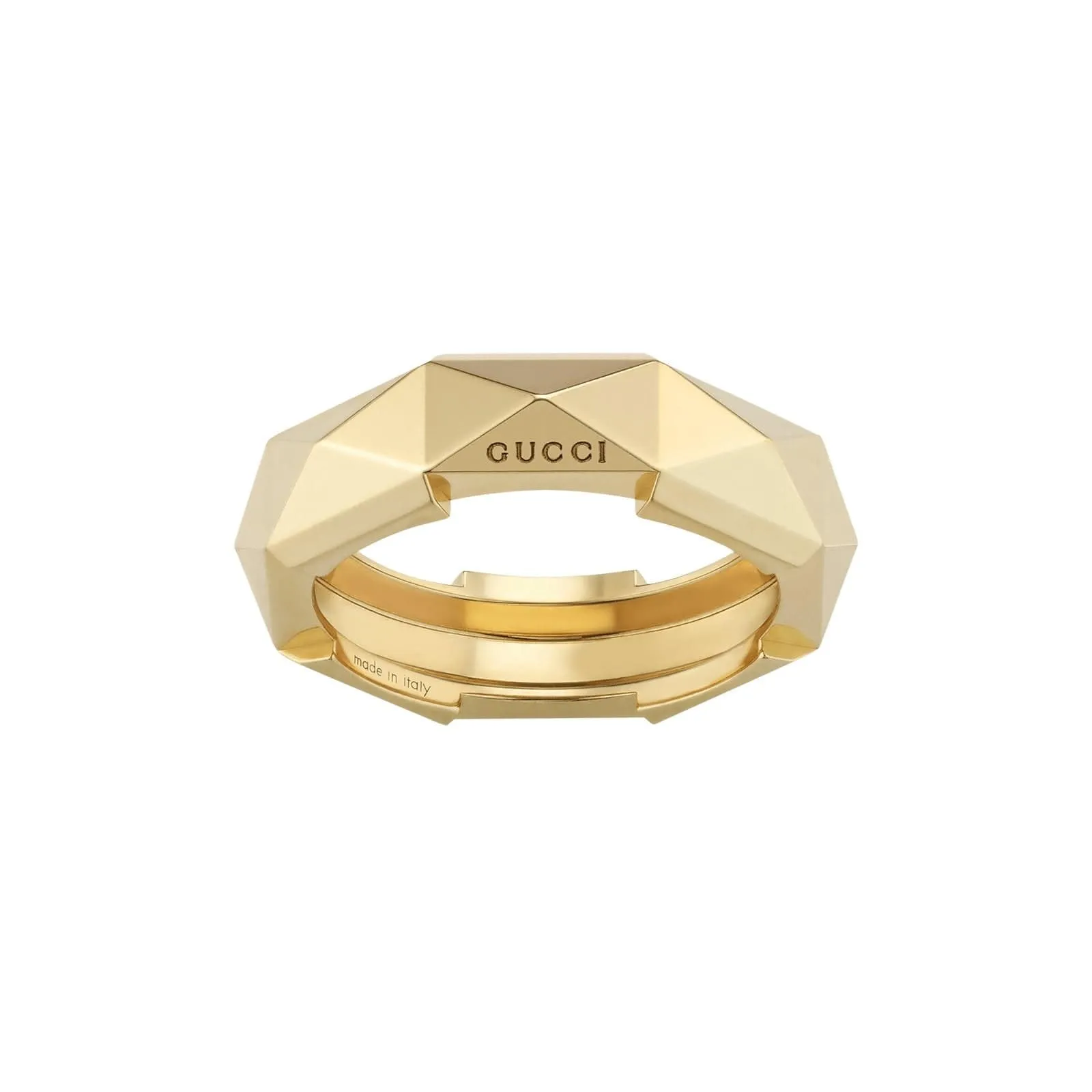 Link To Love Gucci Studded Ring