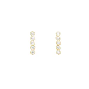 Long Seed Pod Solitaire Studs