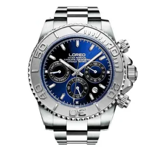 LOREO Automatic Mechanical 2024 Sports Watch - 200m Water Resistant