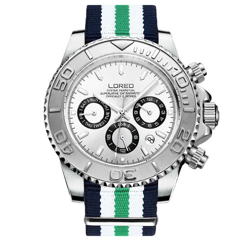 LOREO Automatic Mechanical 2024 Sports Watch - 200m Water Resistant