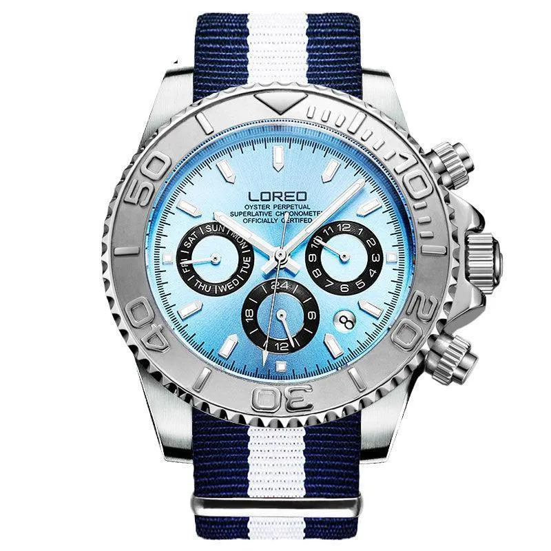LOREO Automatic Mechanical 2024 Sports Watch - 200m Water Resistant