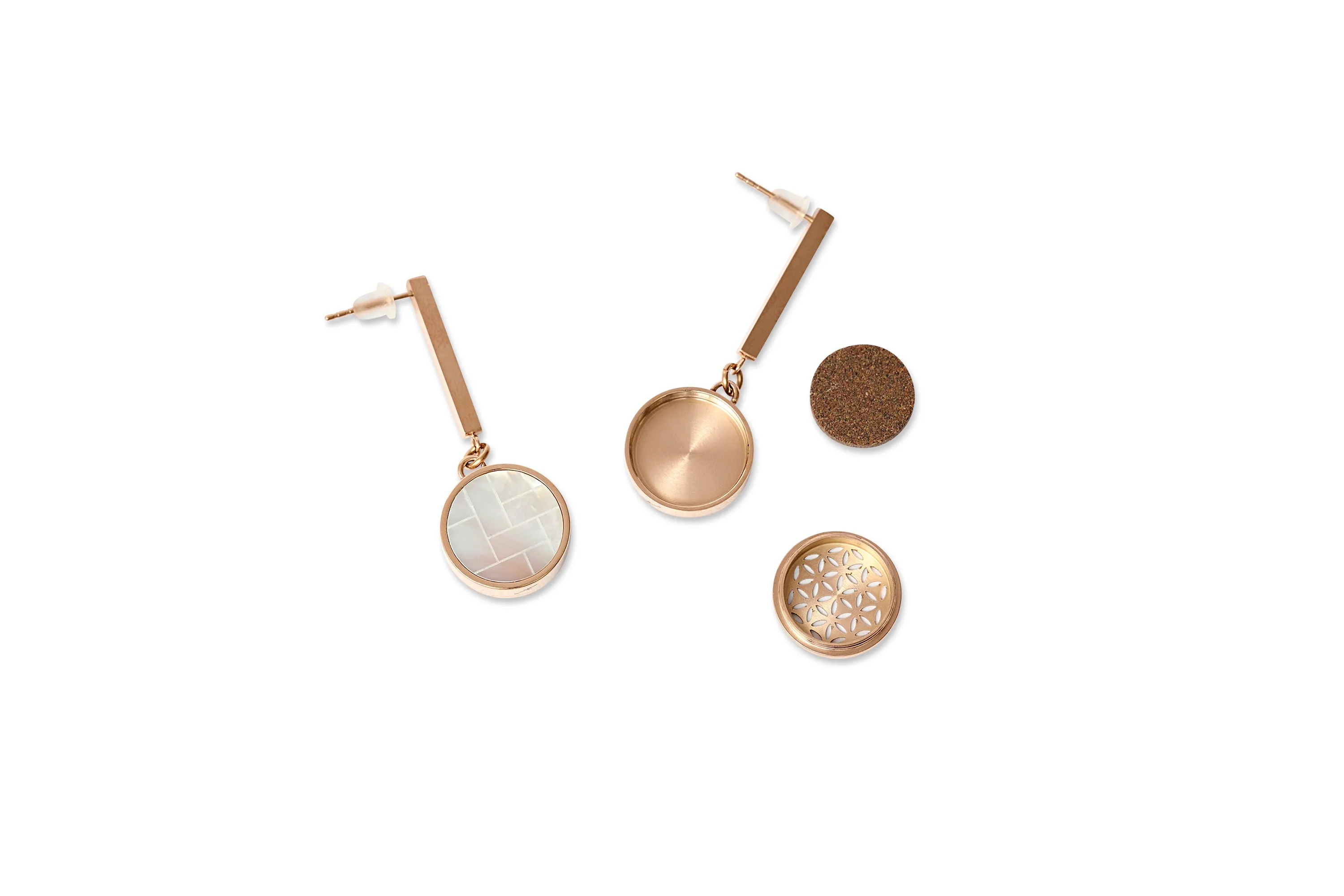 Love is Precious - Earrings in Rose Gold