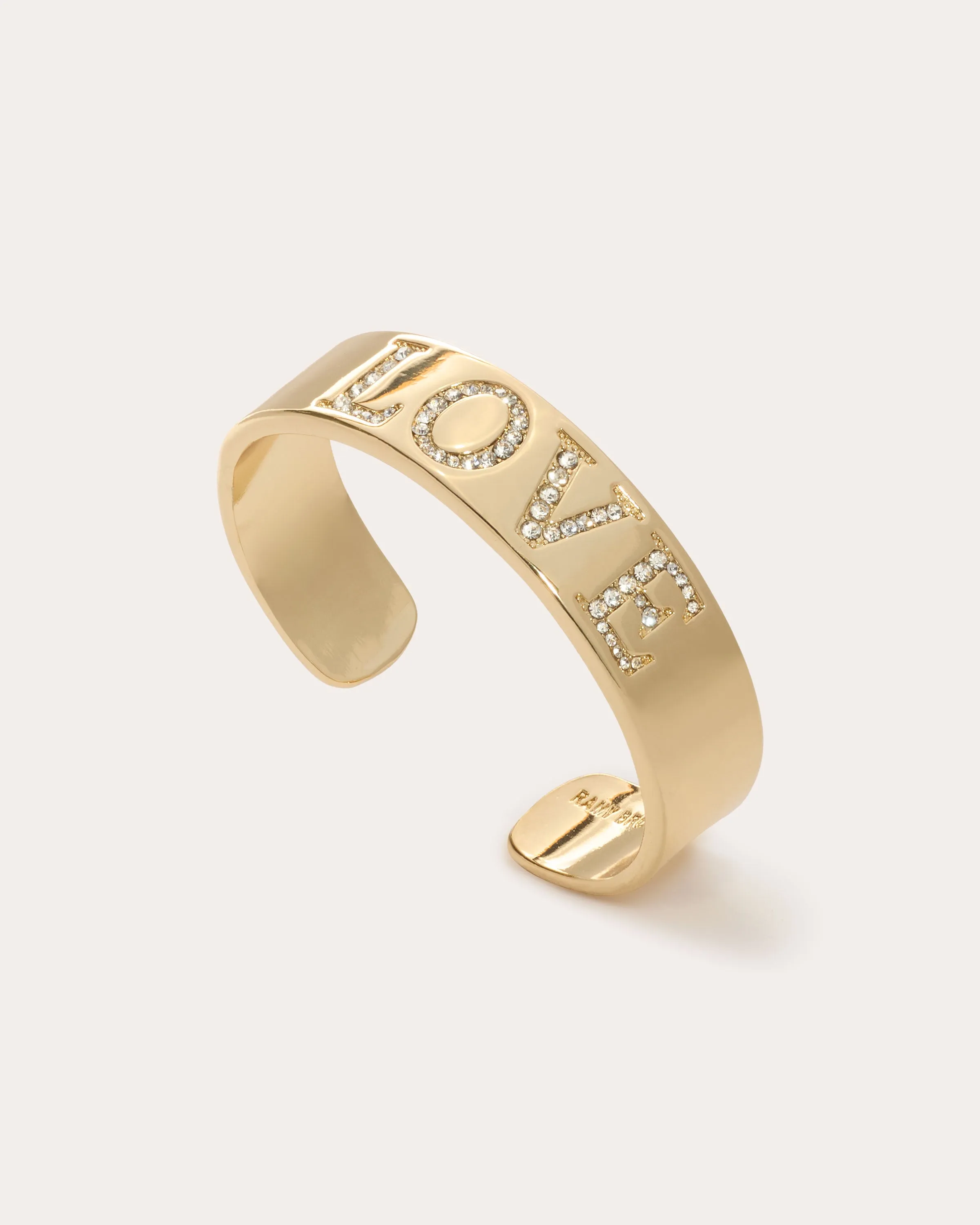Love Statement Cuff Bracelet