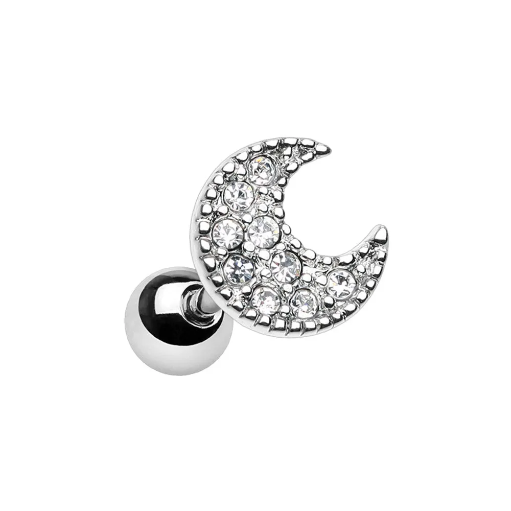 Luna Moon Glitza Body Jewellery. Labret, Monroe, Tragus and Cartilage Earrings.