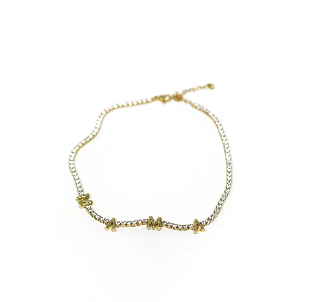 Mama Tennis Necklace