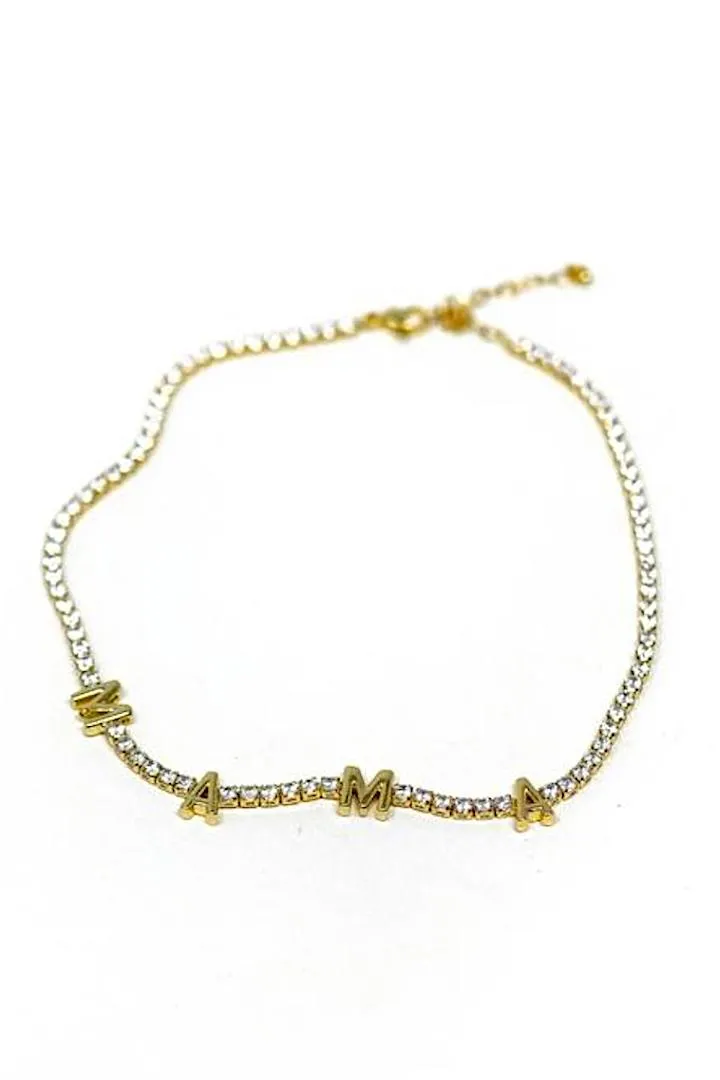 Mama Tennis Necklace