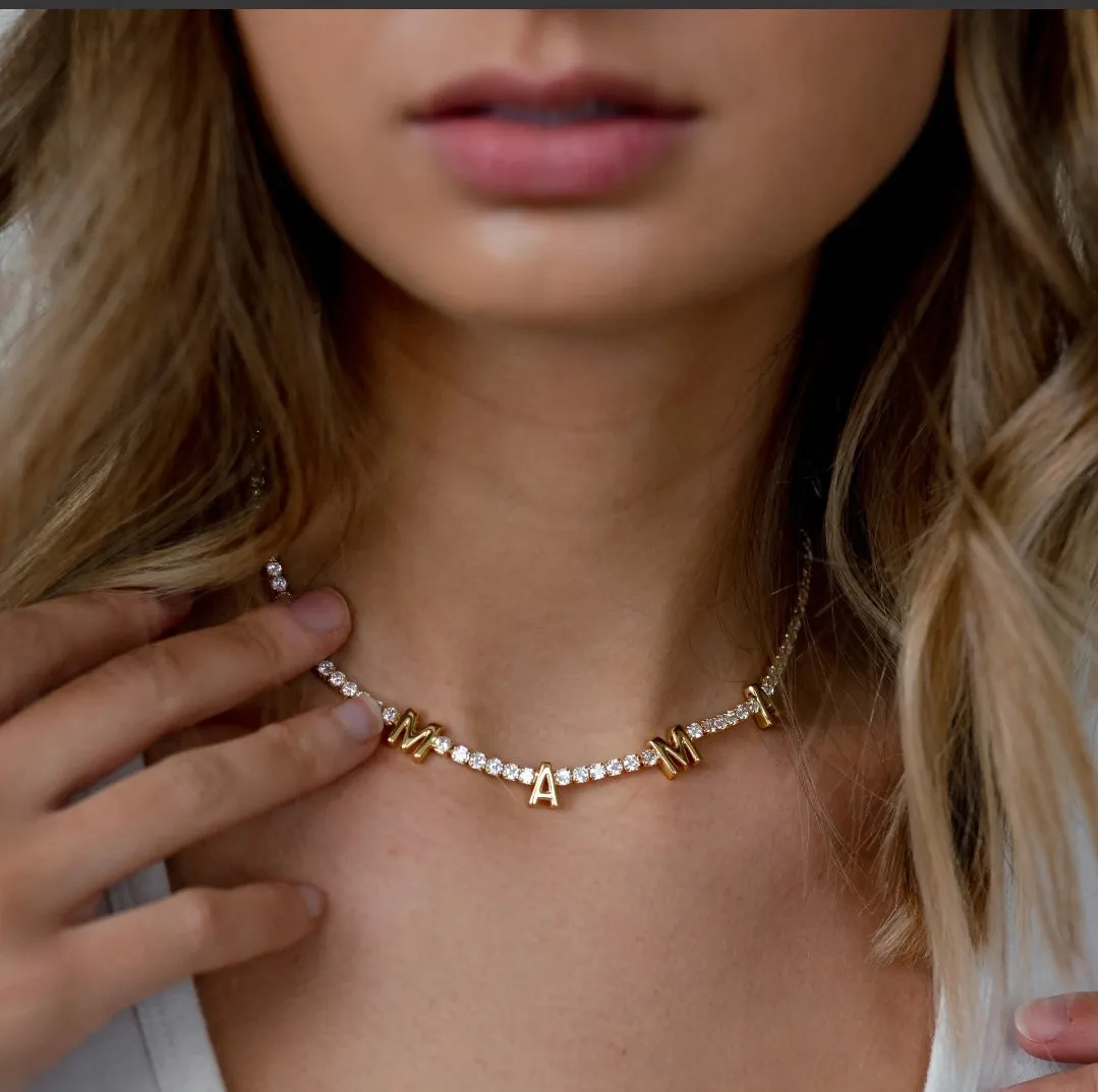 Mama Tennis Necklace