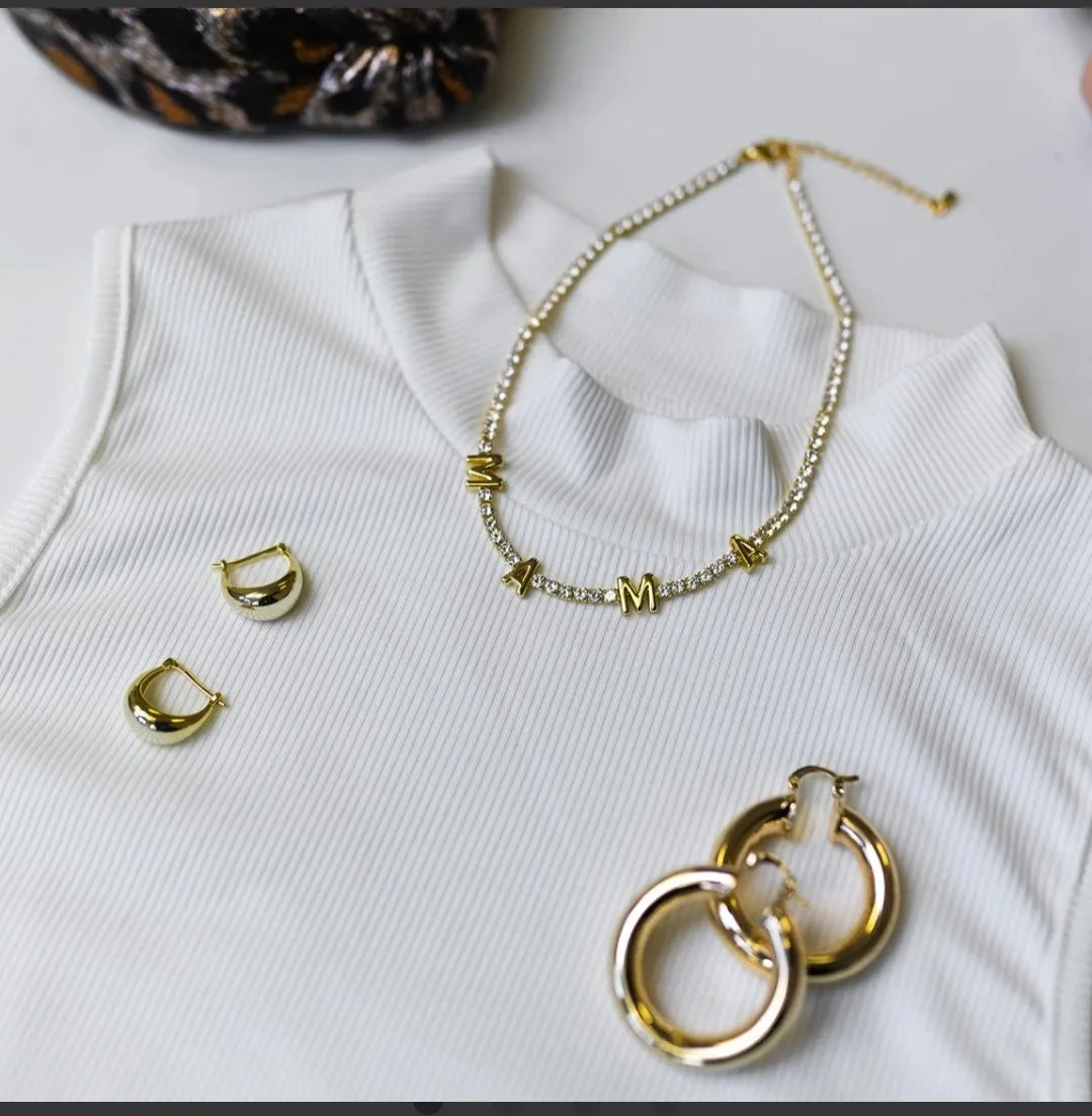Mama Tennis Necklace