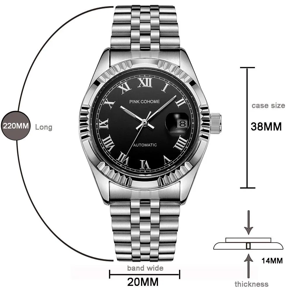 Men's Mechanical Self-wind Automatic Wristwatch