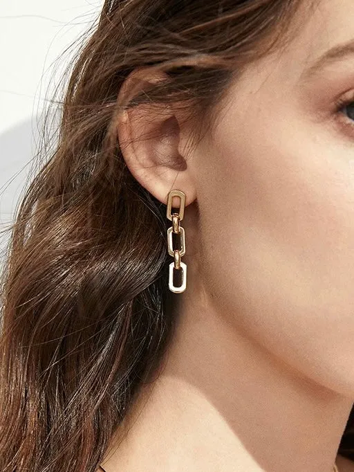 Metal Chain Earring