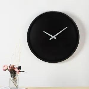 Metallica Black Iron Wall Clock | 20 x 2 inches
