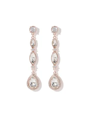 Misty Statement Tear Drop Earrings
