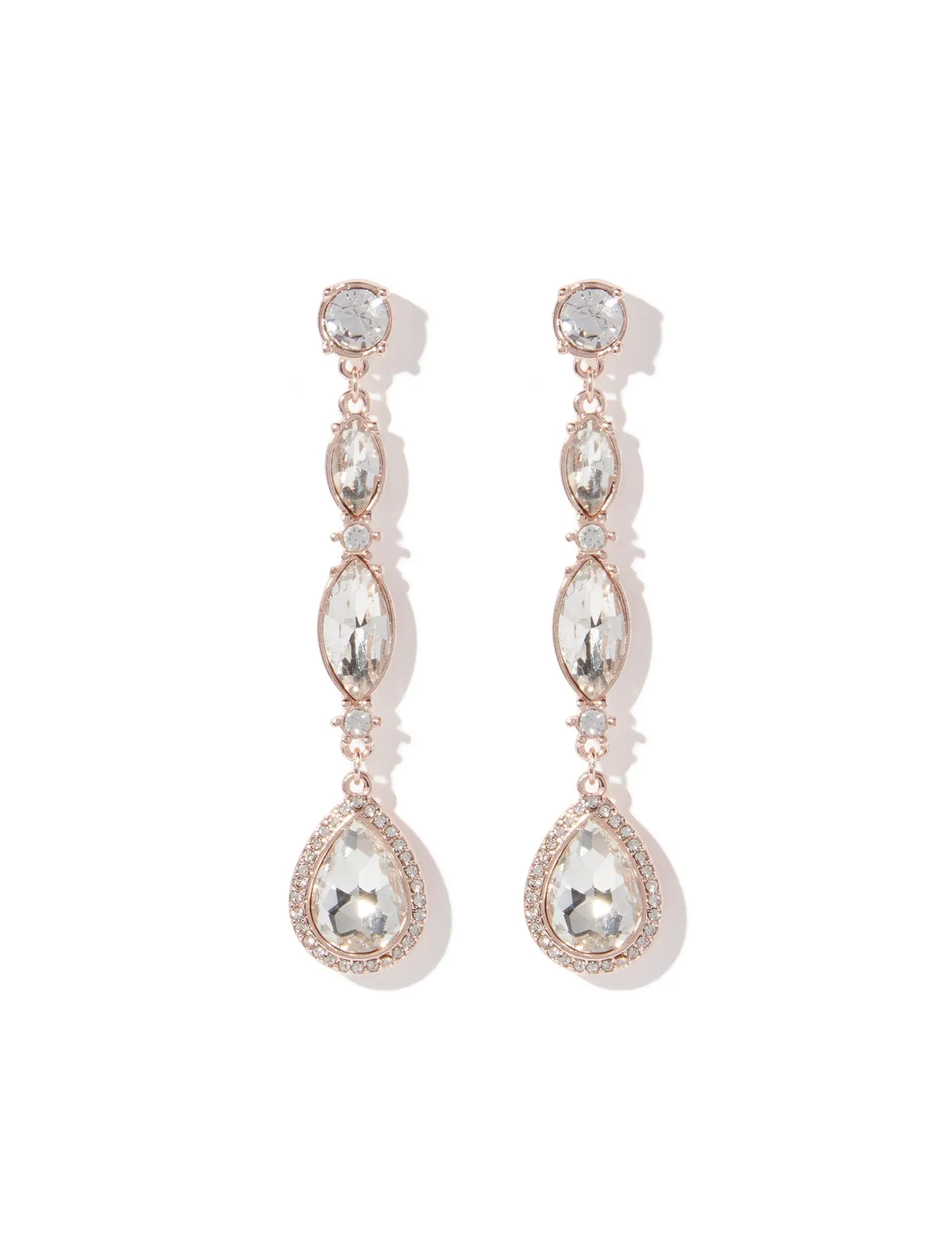 Misty Statement Tear Drop Earrings