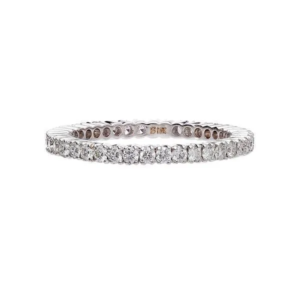 Prong White Diamond Band
