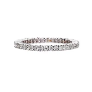 Prong White Diamond Band