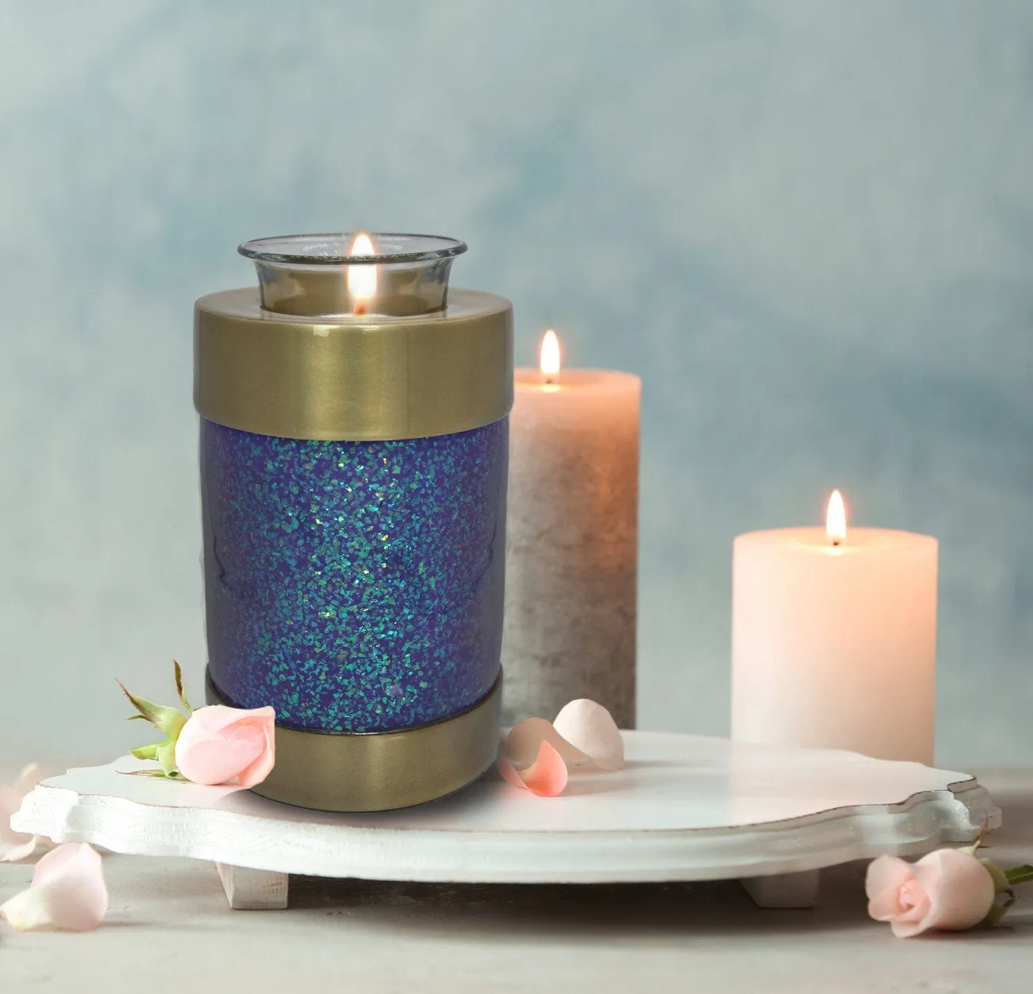 Purple Sparkle Cremation Urns