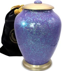 Purple Sparkle Cremation Urns