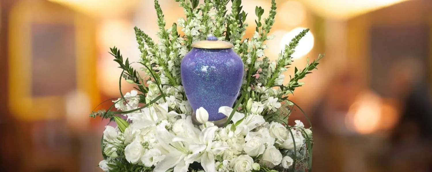 Purple Sparkle Cremation Urns