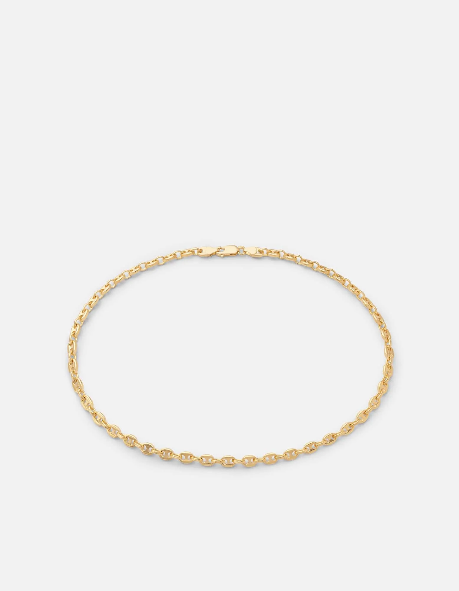 Pyper Link Puff Choker, Gold Vermeil