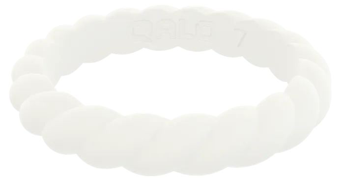 Qalo Stackable Twist Silicone Ring