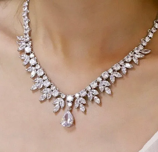 "Elise" - Cubic Zirconia Bridal Jewelry Set