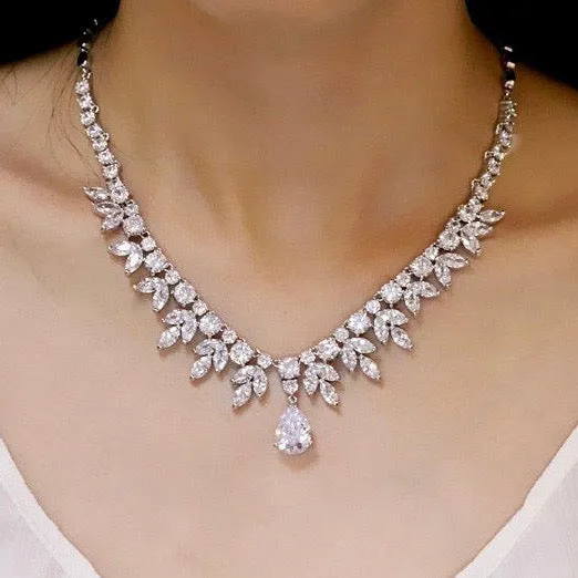 "Elise" - Cubic Zirconia Bridal Jewelry Set