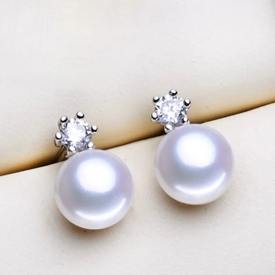 "Juniper" - Freshwater Pearl and Sterling Silver Bridal Jewelry Set