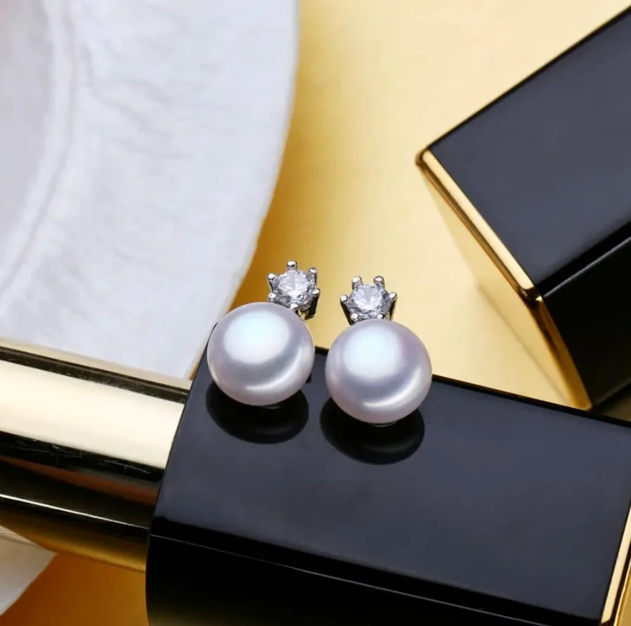 "Juniper" - Freshwater Pearl and Sterling Silver Bridal Jewelry Set