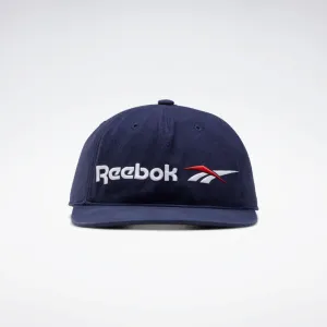 Reebok Apparel Men Classics Vector Flat Peak Cap VECNAV/VECNAV