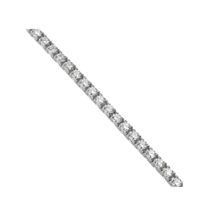 Round Stone Diamond Tennis Bracelet With Birthstone