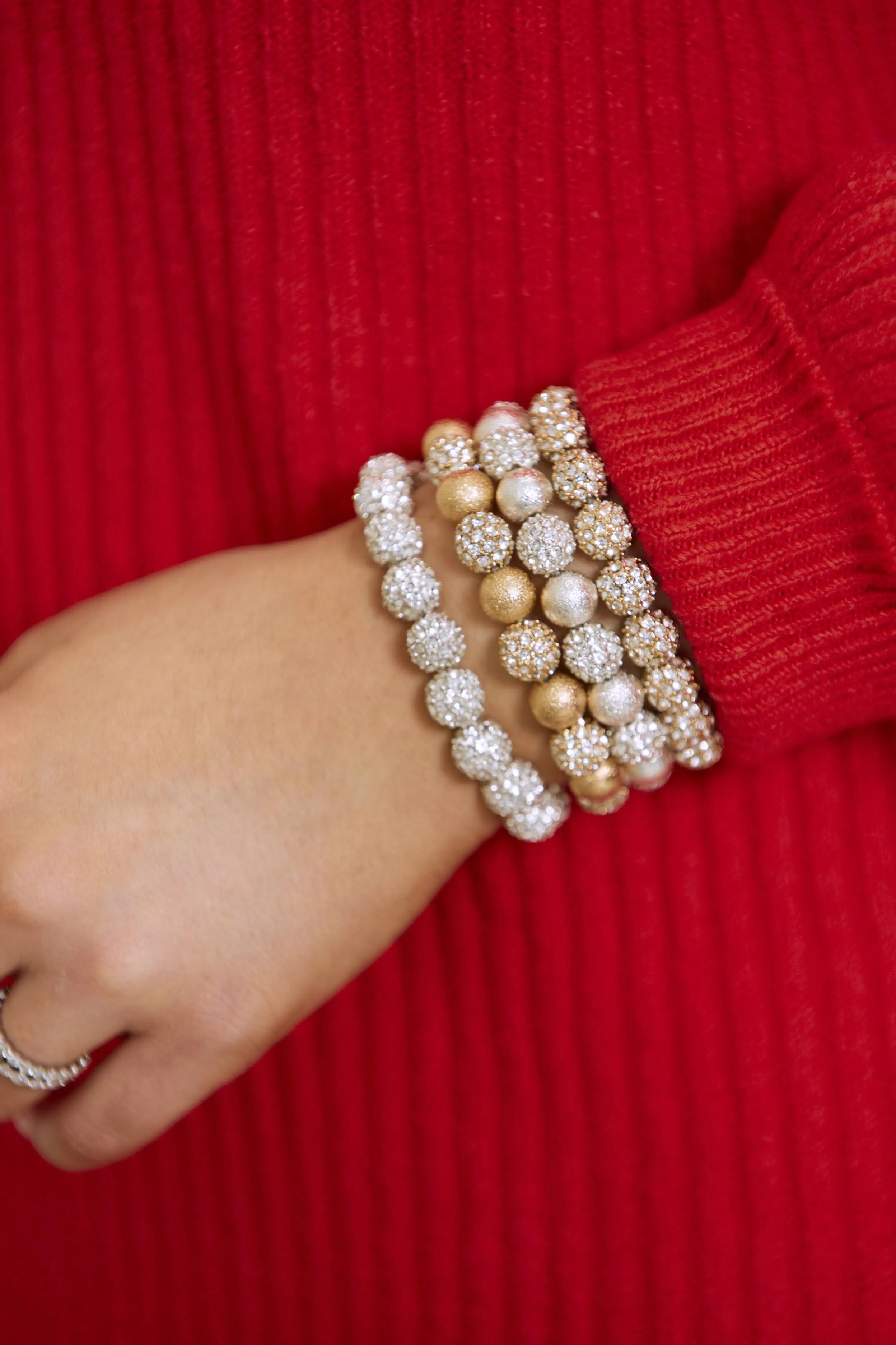 Say No More Ball Bracelet - Silver