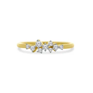 Scattered Diamond Ring