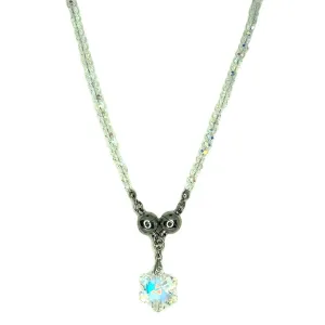 Shimmering Snowflake Gift Set - Medium Strand AB and Snowflake pendant