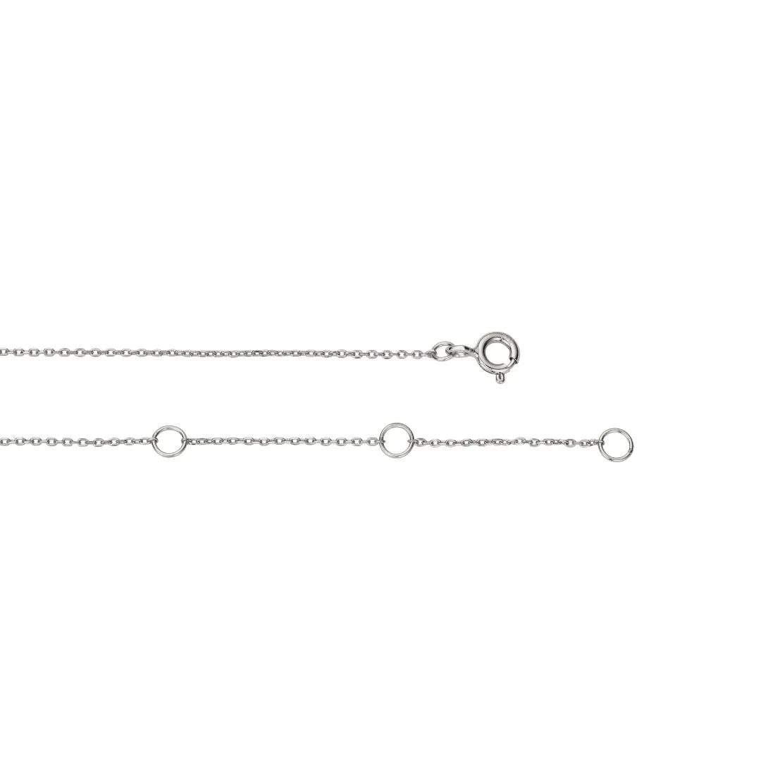 Silver Diamond Style Wave Bracelet