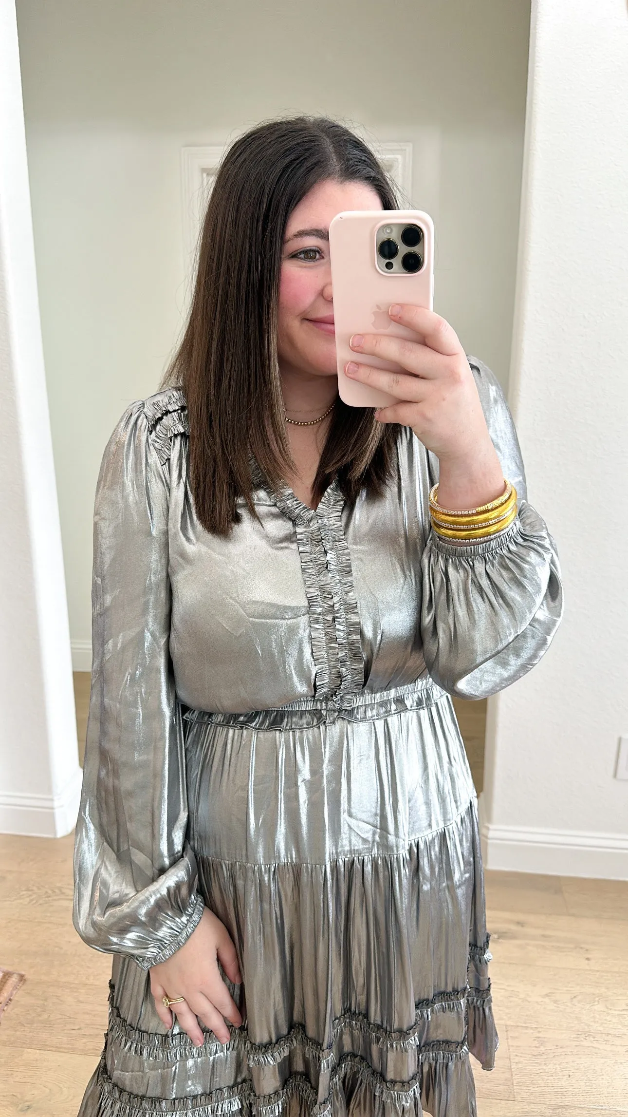 Silver Mini Dress