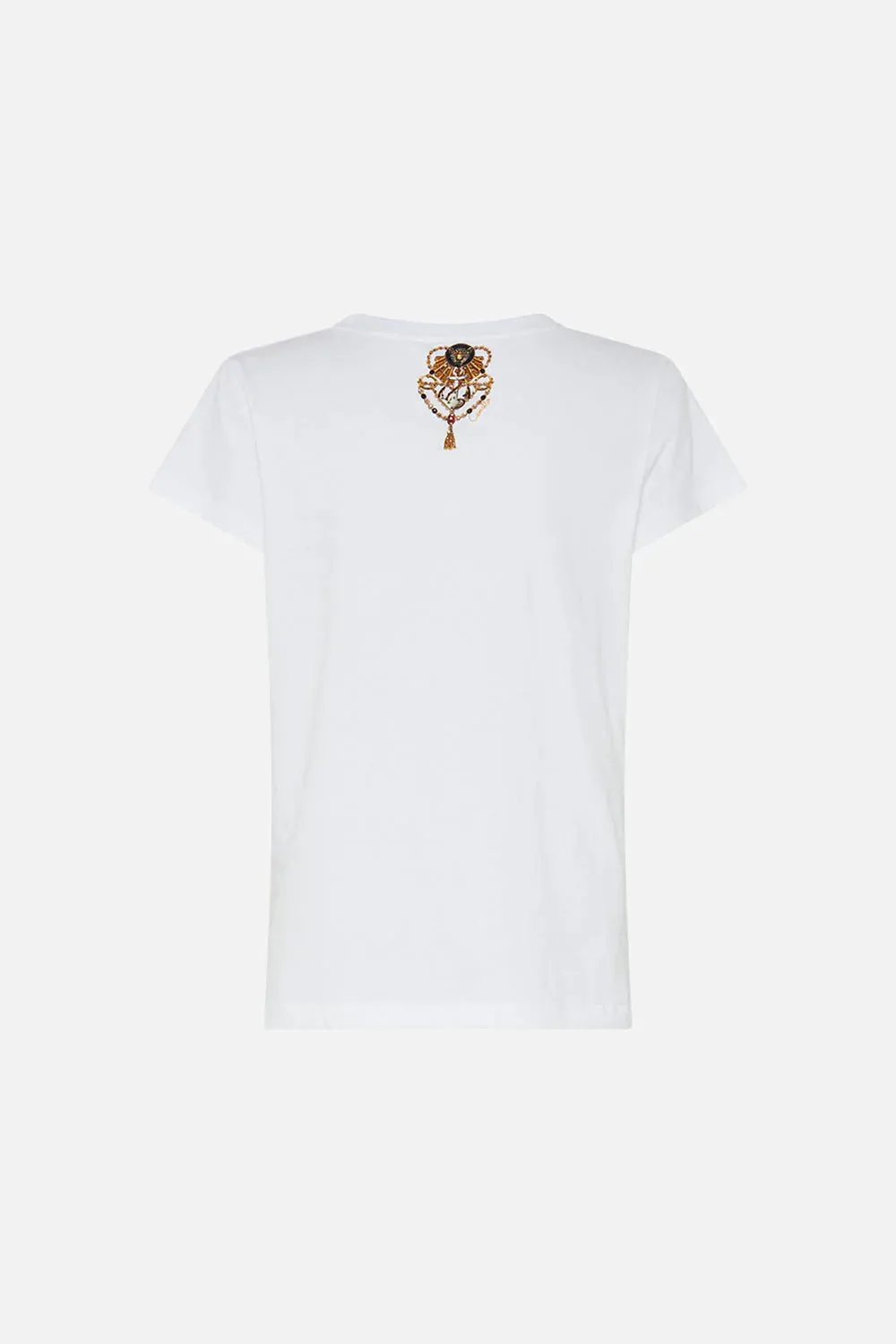 Slim Fit Round Neck T Shirt - Saluti Summertime