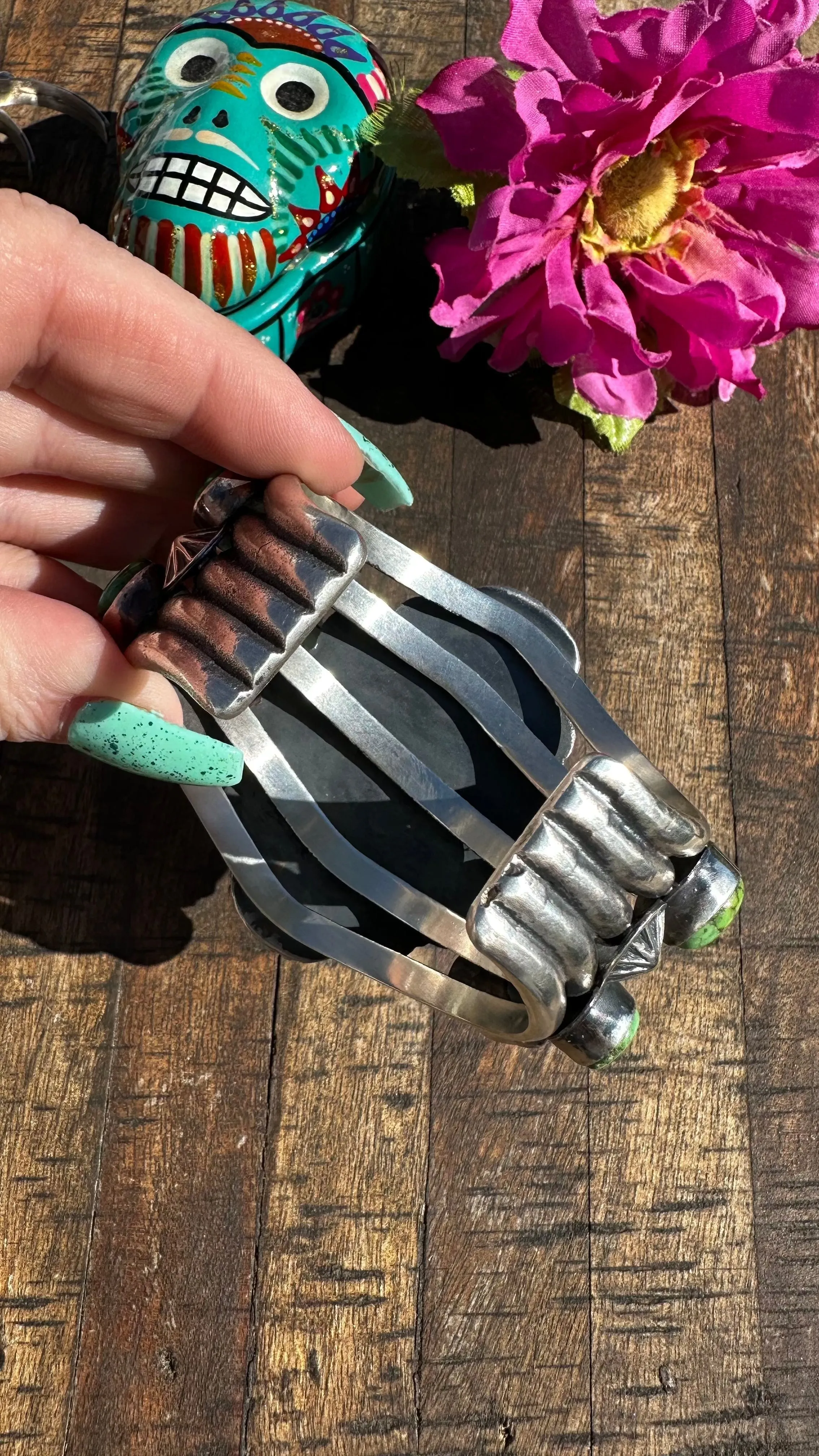 Sonoran and "Cotton Candy" Cuff