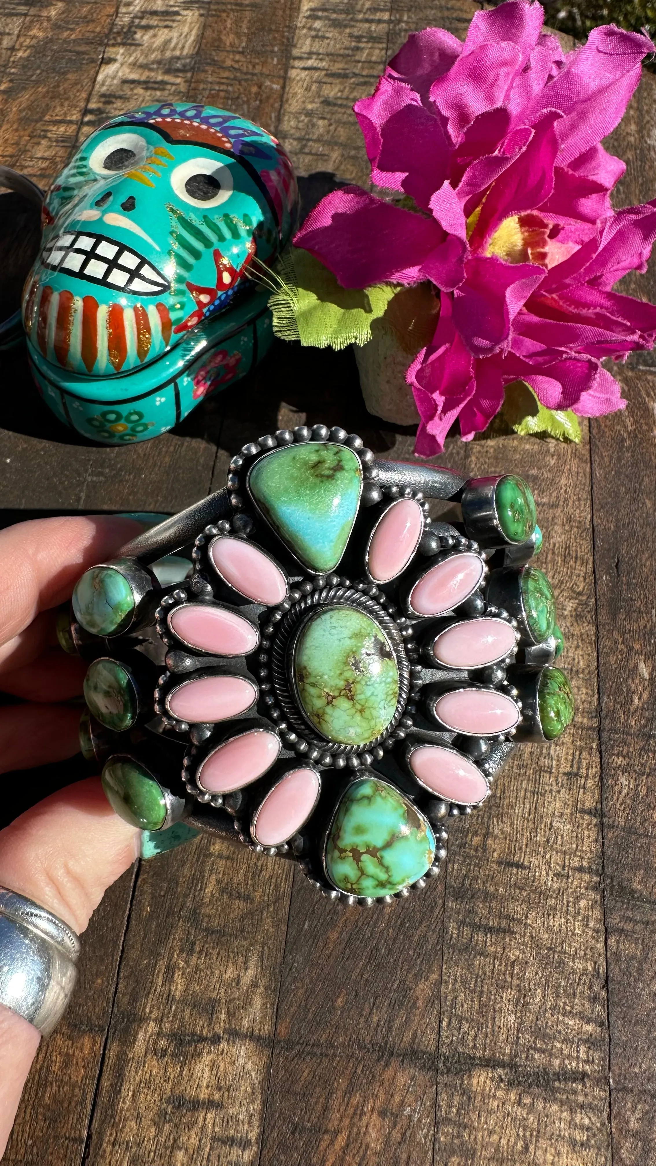 Sonoran and "Cotton Candy" Cuff
